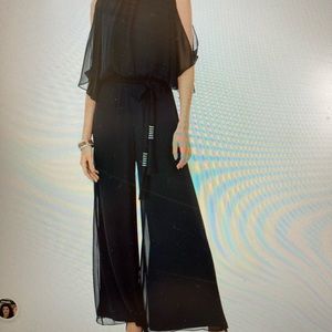 Black Chiffon jumpsuit